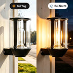 Homefire LED Wandlampe Aussen Außenwandleuchte - Wandleuchte IP65 E27 Schwarz Wasserdichte Aussenlampe Aussenleuchten Wandbeleuchtung für Hauswand Balkon Flur Wand MAX.40W ohne Leuchtmittel - Homefire