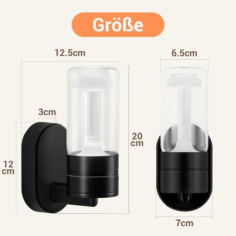Homefire LED Wandleuchte Aussen Wandlampe - Außenlampe Schwarz IP65 Wasserdichte Außenwandleuchte 10W 3000K Aussenlampe Außenbeleuchtung Hauswand Terrasse Haus Treppenhaus Flur - Homefire