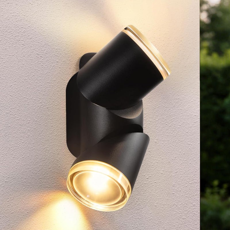Homefire LED Wandleuchte Außenleuchte Wand - Außenwandleuchte IP65 Up Down 10W 3000K Wandbeleuchtung Aussenleuchten Hauswand Wandlichter für Garten Terrasse Haus Treppenhaus Balkon Eingang - Homefire
