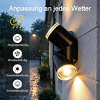 Homefire LED Wandleuchte Außenleuchte Wand - Außenwandleuchte IP65 Up Down 10W 3000K Wandbeleuchtung Aussenleuchten Hauswand Wandlichter für Garten Terrasse Haus Treppenhaus Balkon Eingang - Homefire