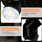 Homefire LED Wandleuchte Außenleuchte Wand - Außenwandleuchte IP65 Up Down 10W 3000K Wandbeleuchtung Aussenleuchten Hauswand Wandlichter für Garten Terrasse Haus Treppenhaus Balkon Eingang - Homefire