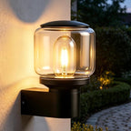 Homefire LED Wandleuchte Innen & Aussen - Wandbeleuchtung E27 Terrassenbeleuchtung IP65 Wandlampe Hauswand AußEnlampe Wand Outdoor Wall AußEnleuchte Balkon Schlafzimmer MAX.40W ohne Leuchtmittel - Homefire