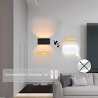 Homefire LED Wandleuchte Innen Wandlampe - 2ER Außenwandleuchten Schwarz Wandbeleuchtung Aussen Aussenlampe Up Down IP65 Außenlampe 3000K Warmweiß Ausenbeleutung G9 für Hauswand Treppenhaus Flur [Energieklasse F] - Homefire
