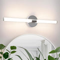 Homefire Spiegellampe Bad Spiegelleuchte LED - 60CM Badezimmer 8W Badleuchte Wand Wasserdicht IP44 Badezimmer Wandlampe Chrom Modern 4000K Neutralweiß Badlampe für Badschrank Hotel Küche - Homefire