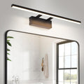 Homefire Spiegellampe LED Spiegelleuchte Bad - 60CM Badezimmer Wandleuchte Schwarz Spiegelleuchten Modern 4000K Neutralweiß Badlampe Flur Wandleuchte für Büro Küche Spiegelschrank [Energieklasse F] - Homefire