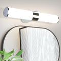 Homefire Spiegelleuchte Bad Led Wandlampe - 8W 40cm Badezimmer Spiegel Lampe Neutralweiße Lichtfarbe 4000K Wandleuchte Chrom Badlampe Spiegelschrank Beleuchtung - Homefire