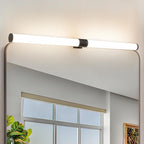 Homefire Spiegelleuchte LED Bad Schwarz - Spiegellampe Badezimmer 60CM Badleuchte Wand 8W Wasserdicht IP44 Wandleuchte Modern Neutralweiß 4000K Wandlampe Schwarz für Flur Schlafzimmer Büro - Homefire