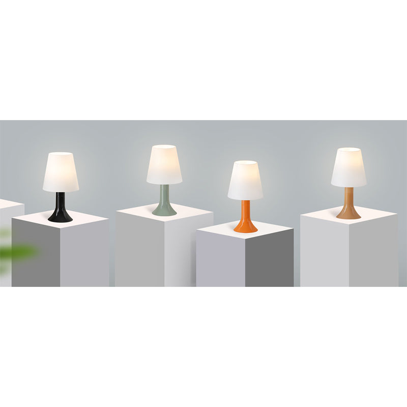 Homefire Tischleuchte Wohnzimmer Nachttischlampe mit Kabel - Tischlampe 2er Set Kleine Lampe E14 Tischlampen Moderne Landhausstil für Esstisch Schlafzimmer Khaki - Ohne Leuchtmittel - Homefire