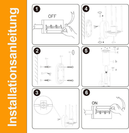 Homefire Wandleuchte Aussen Wandlampe Schwarz - Außenwandleuchte E27 IP65 Außenleuchte Aussenlampe Wand Außenbeleuchtung Innen für Hauswand Garten Terrasse Balkon MAX.40W ohne Leuchtmittel - Homefire