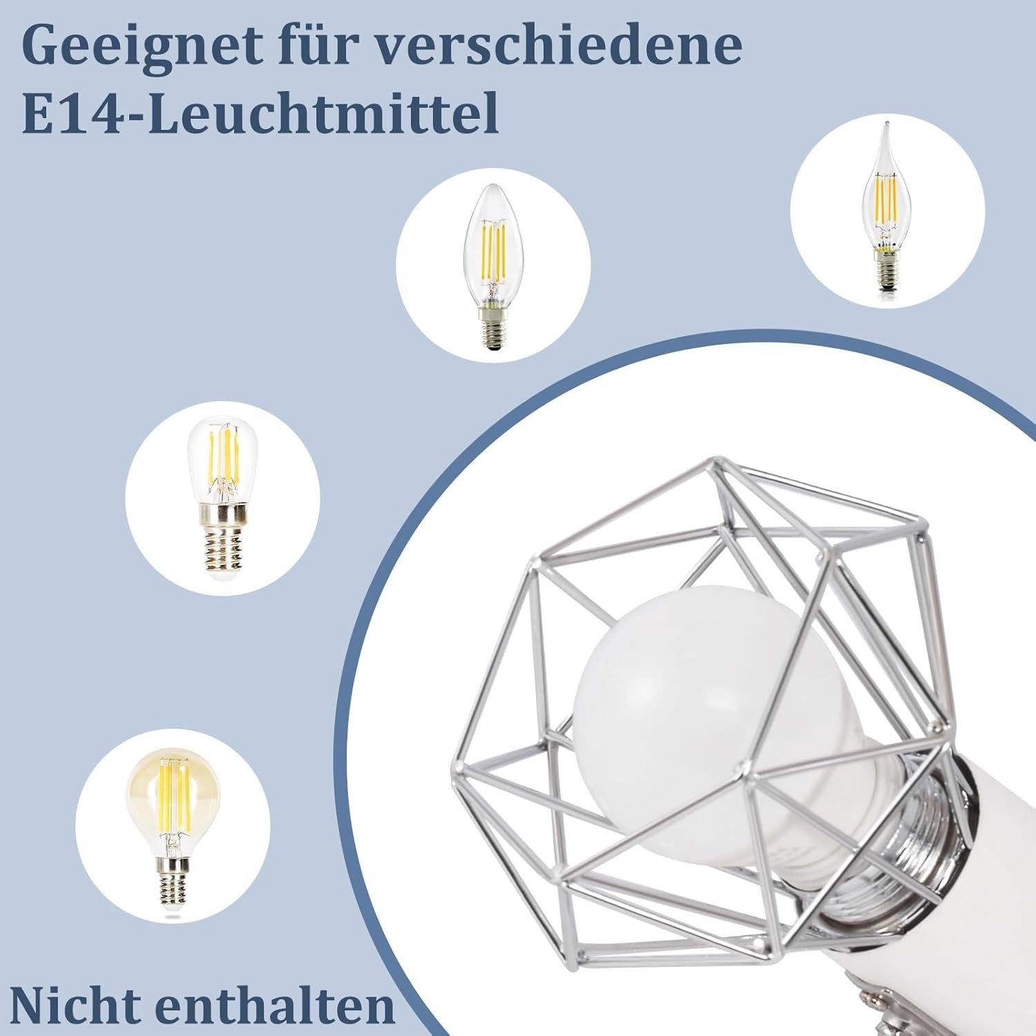 Homefire Deckenstrahler 3 Flammig Rund Deckenspots - Deckenleuchte E14 Schwarz Retro Schwenkbar Industrial Küchenlampe Metall für Schlafzimmer Wohnzimmer Arbeitszimmer Flur Keine Leuchtmittel