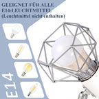 Homefire Deckenstrahler 3 Flammig Deckenspots Schwarz - Deckenleuchte E14 Retro Schwenkbar 350°Deckenlampe Industrial Metall für Schlafzimmer Wohnzimmer Arbeitszimmer Flur Küche Keine Leuchtmittel