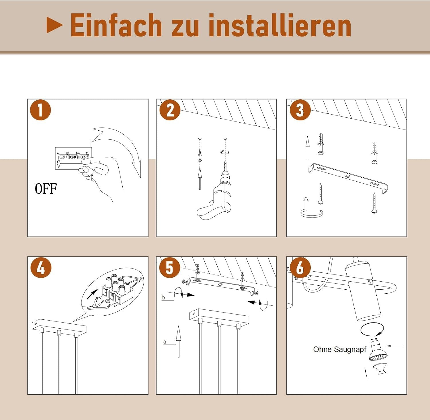 Homefire Pendelleuchte Esstisch Hängelampe Vintage - 3 Flammig Esszimmerlampe Gold Hängeleuchte Industrial GU10 Esstischlampe Küchenlampe Hängend Wohnzimmer für Esszimmer Küche Bar - Ohne Leuchtmittel