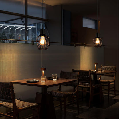 Hängeleuchte Esstisch Pendelleuchte Retro - Pendellampe E27 Schwarz 1 Flammig Hängend Lampen Metall Lampenschirm Hängelampe Industrie Wohnzimmerlampe für Küche Schlafzimmer Cafe