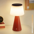 Homefire Tischlampe Akku Nachttischlampe LED - 2er Set 3600mAH Kabellos Tischleuchte Touch Dimmbar Lampe IP44 mit USB Aufladbar Rot Batterie Tischlampen für Modern Wohnzimmer Schlafzimmer Outdoor