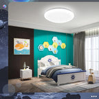 LED Deckenleuchte Deckenlampe Schlafzimmer: Ø30cm Schlafzimmerlampe Sternenhimmel Küchenlampe Rund 18W Badezimmer Deckenbeleuchtung Badlampe IP44 6500K für Wohnzimmer Kinderzimmer Küche - Homefire