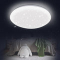 LED Deckenleuchte Deckenlampe Schlafzimmer: Ø30cm Schlafzimmerlampe Sternenhimmel Küchenlampe Rund 18W Badezimmer Deckenbeleuchtung Badlampe IP44 6500K für Wohnzimmer Kinderzimmer Küche - Homefire