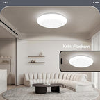 LED Deckenleuchte Deckenlampe Schlafzimmer: Ø30cm Schlafzimmerlampe Sternenhimmel Küchenlampe Rund 18W Badezimmer Deckenbeleuchtung Badlampe IP44 6500K für Wohnzimmer Kinderzimmer Küche - Homefire