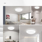 LED Deckenleuchte Deckenlampe Schlafzimmer: Ø30cm Schlafzimmerlampe Sternenhimmel Küchenlampe Rund 18W Badezimmer Deckenbeleuchtung Badlampe IP44 6500K für Wohnzimmer Kinderzimmer Küche - Homefire