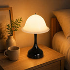 Tischlampe Kabello Nachttischlampe LED - Akku Tischleuchte USB Aufladbar Tischlampen 2000K-6500K Dimmbar Touch Nachttischlampen Modern Design Tischleuchten für Arbeitszimmer Schlafzimmer - Homefire